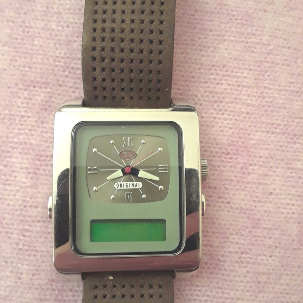 Yota Retro Analog/Digital Watch
